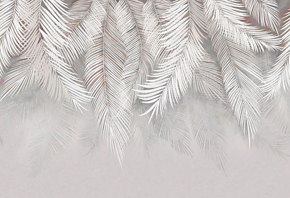 Boho Fototapeta Vintage listy palmy 2006